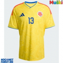 Kolumbija Yerry Mina #13 Domaci Dres SP 2026 Kratak Rukav
